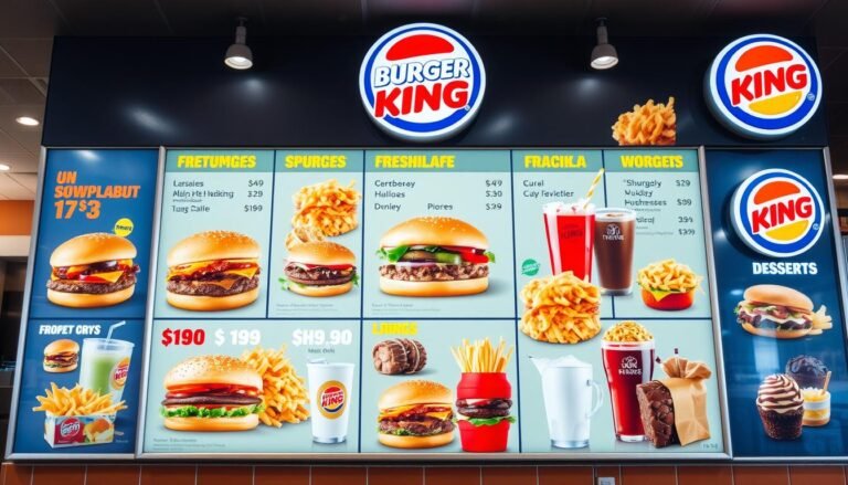 Burger King Full Menu With Prices & Costs 2025