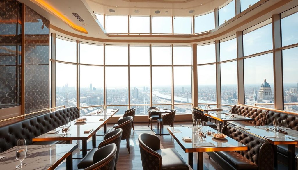 Ambiance, Seating, and Photo-Worthy Moments at Louis Vuitton café interiors