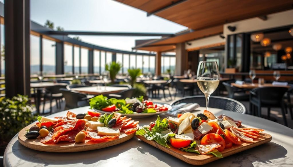 Antipasti and Salads at Funke Beverly Hills