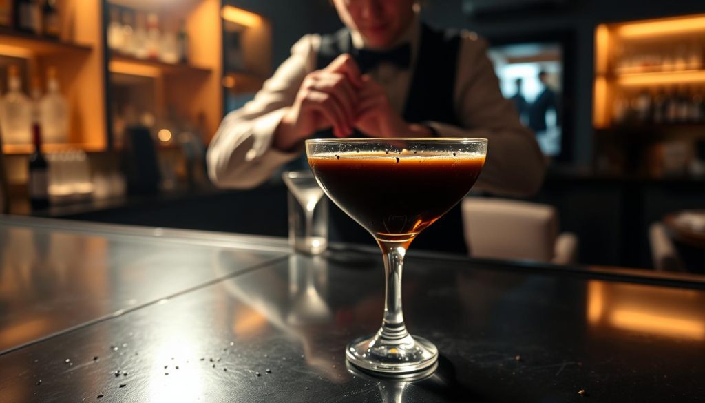 Black Sesame Espresso Martini NYC