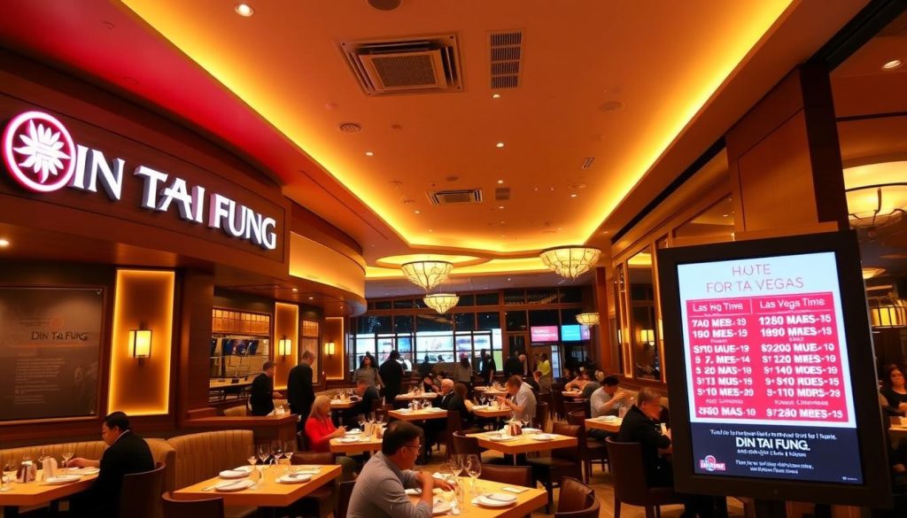 Din Tai Fung Las Vegas hours and planning your visit