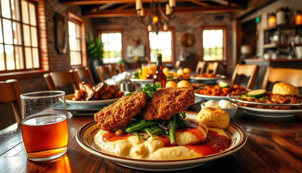 Elevated Entrees Featuring Local and Southern Flavors