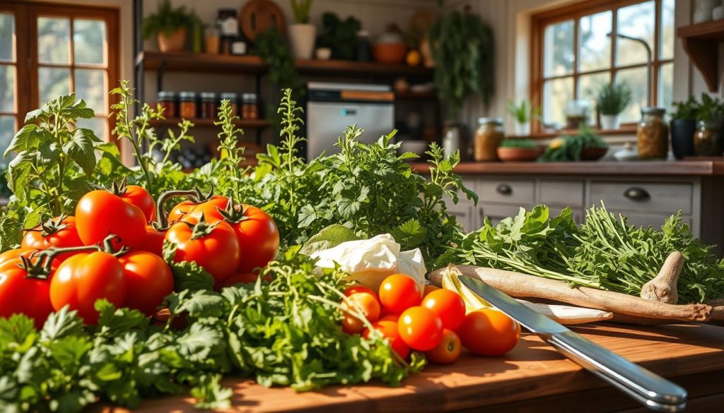 Fresh, Locally Sourced Ingredients and Seasonal Cooking