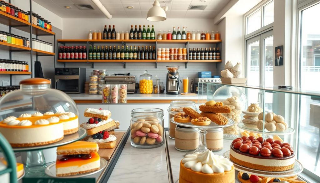 Harold's New York Deli desserts and beverages