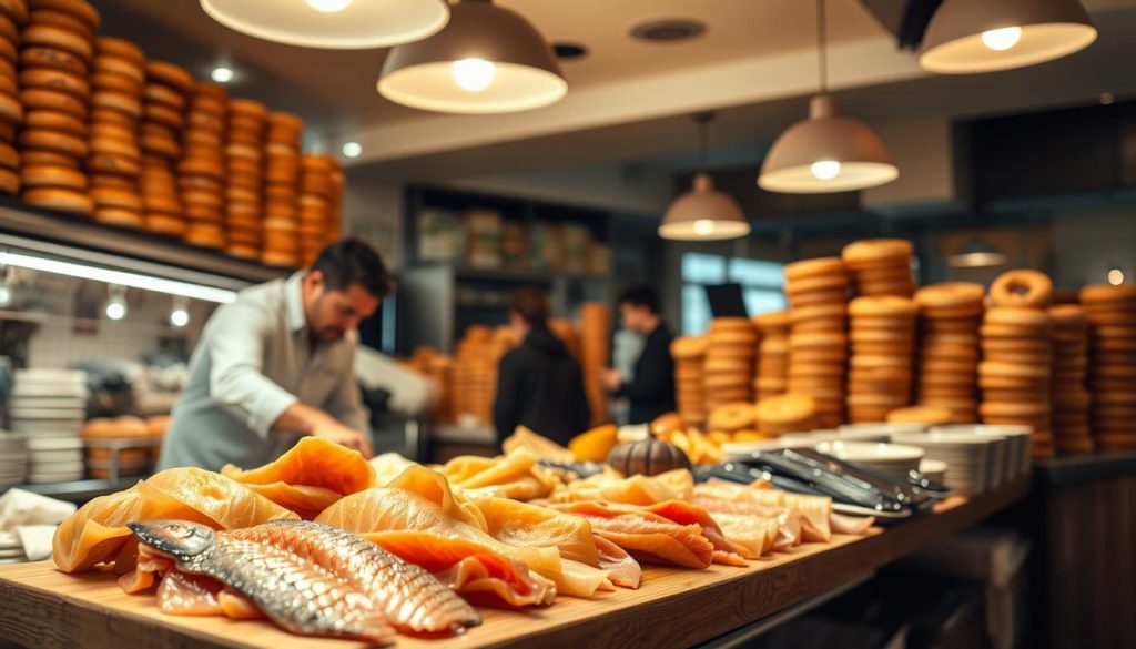 Smoked Fish and Towers: Sliced-to-Order Tradition
