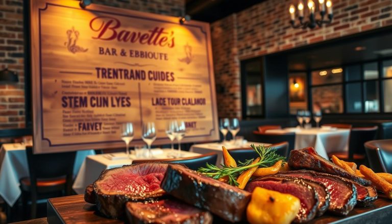 bavette's bar & boeuf menu