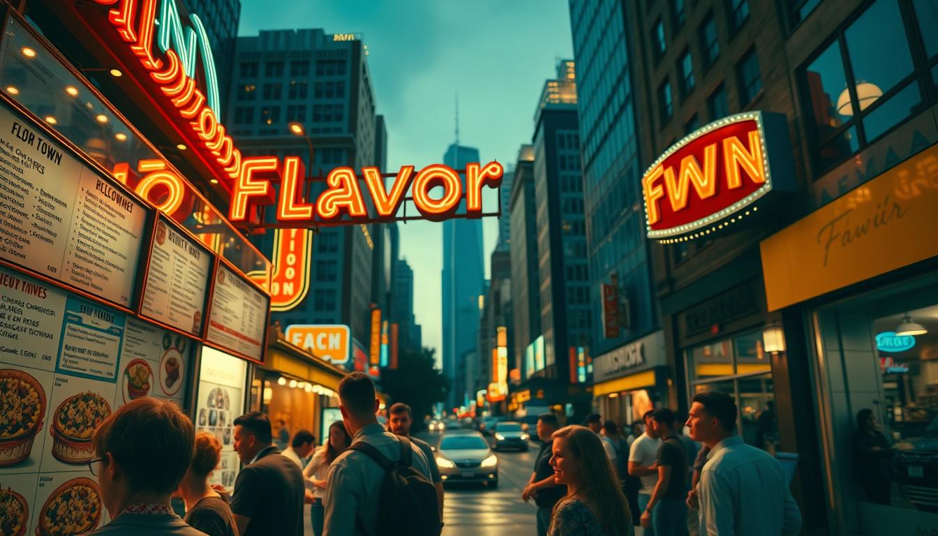 downtown flavortown menu