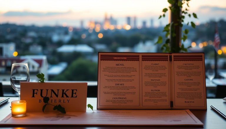funke beverly hills menu