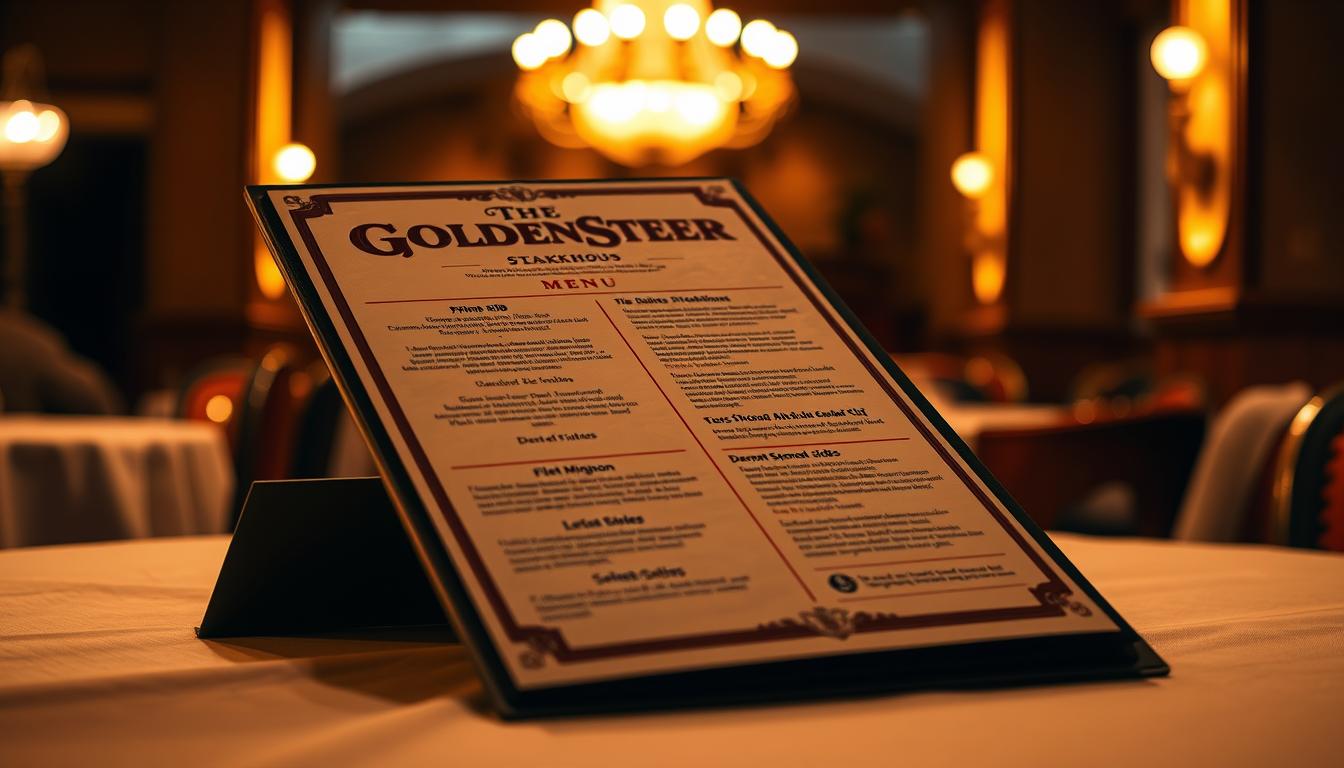 golden steer las vegas menu