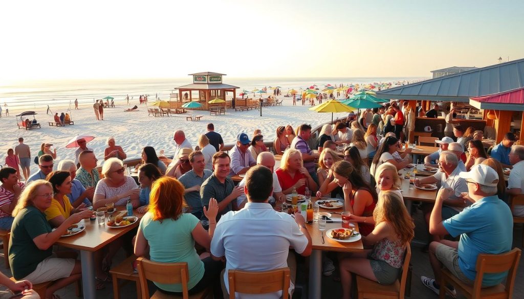 group dining Gulf Shores at The Hangout