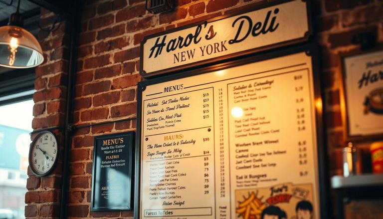 harold's new york deli menu