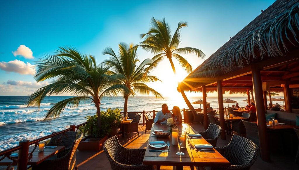 oceanfront dining experience