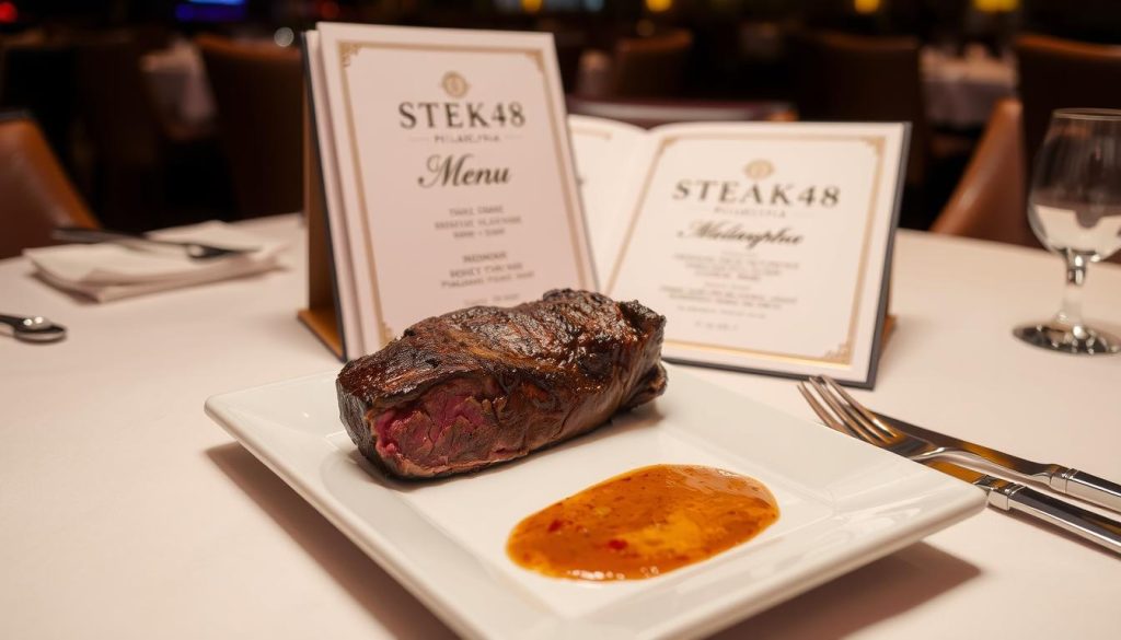 steak48 philadelphia menu