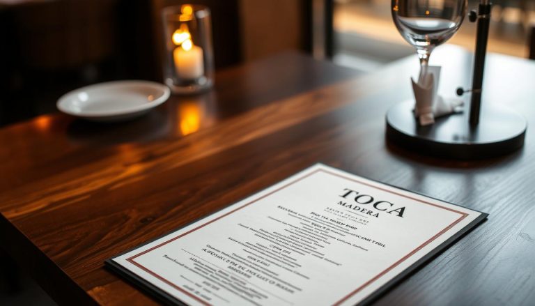 toca madera las vegas menu