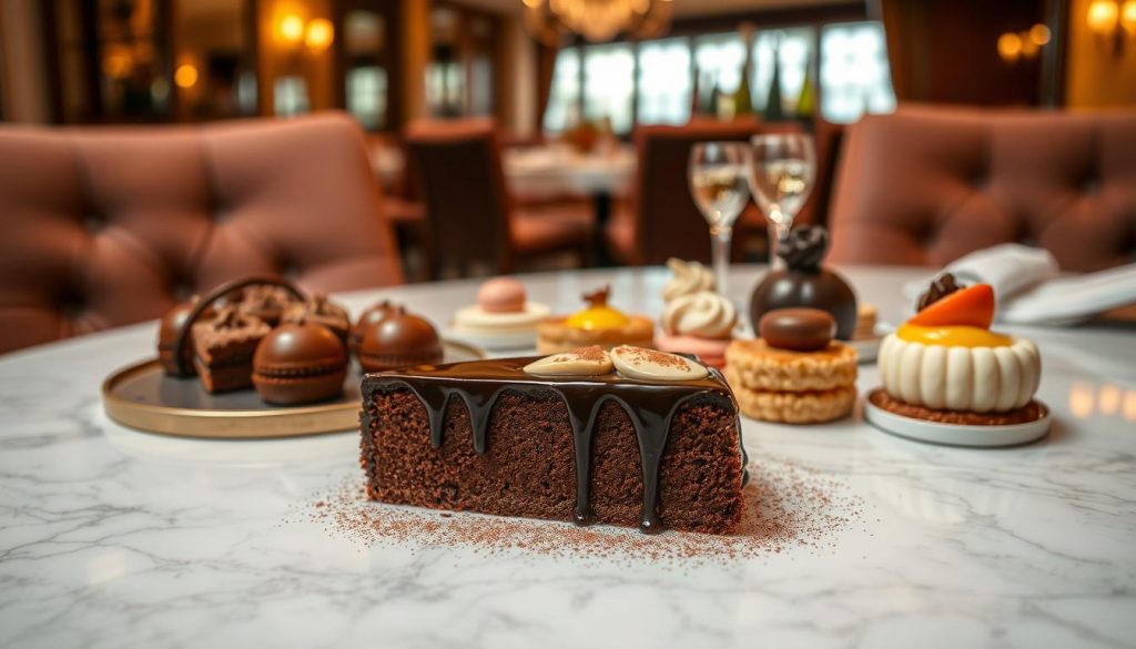 upscale steakhouse dessert menu