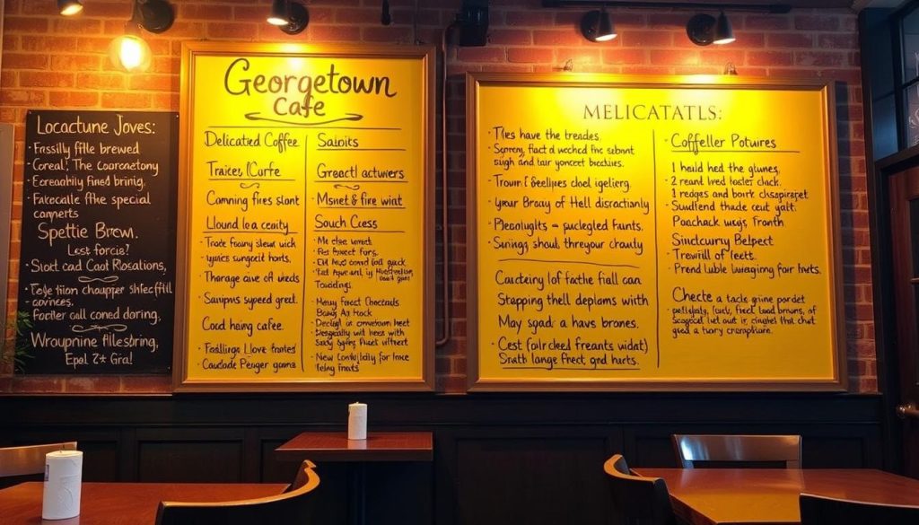 yellow menu specials georgetown