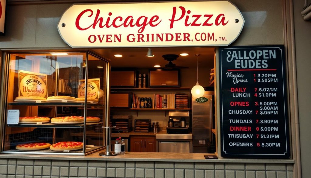 Chicago Pizza and Oven Grinder Company hours