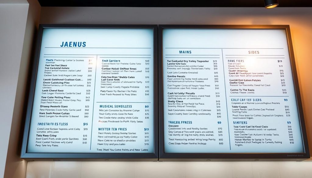 Joey Newport Beach prices menu categories