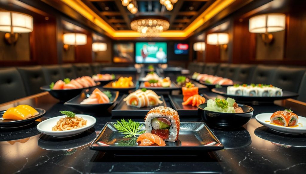 Komodo Vegas food options sushi menu
