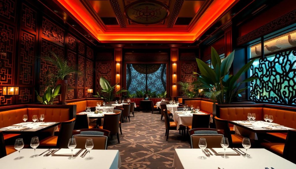Komodo dining experience atmosphere and seating