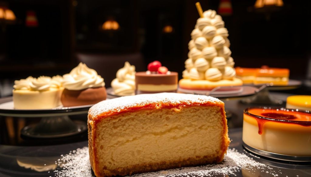 Mastro's Steakhouse New York desserts including signature butter cake
