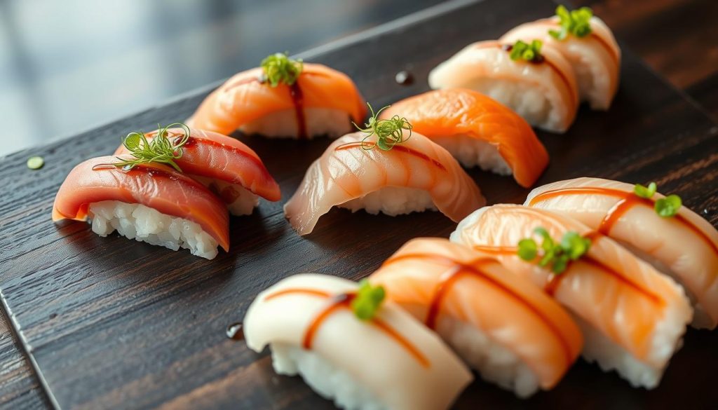 Nobu sushi Chicago premium nigiri selection