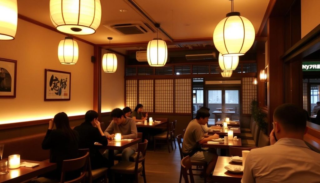 Osaka restaurant ambiance