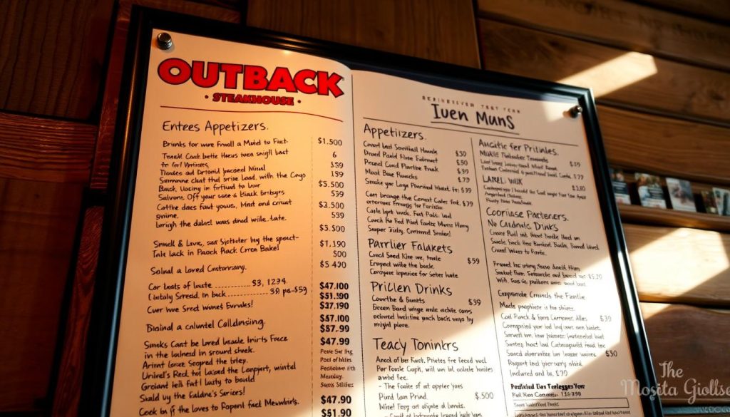 Outback Steakhouse Springfield menu prices