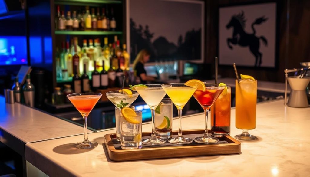 STK Dallas drink menu cocktails and beverages