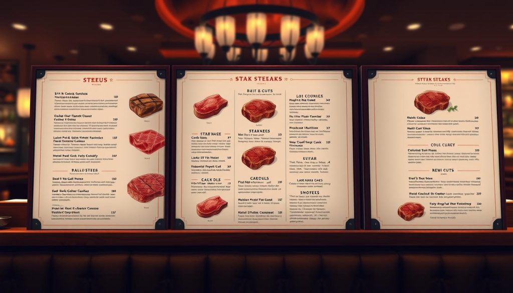 STK Dallas restaurant prices and steak preparation guide