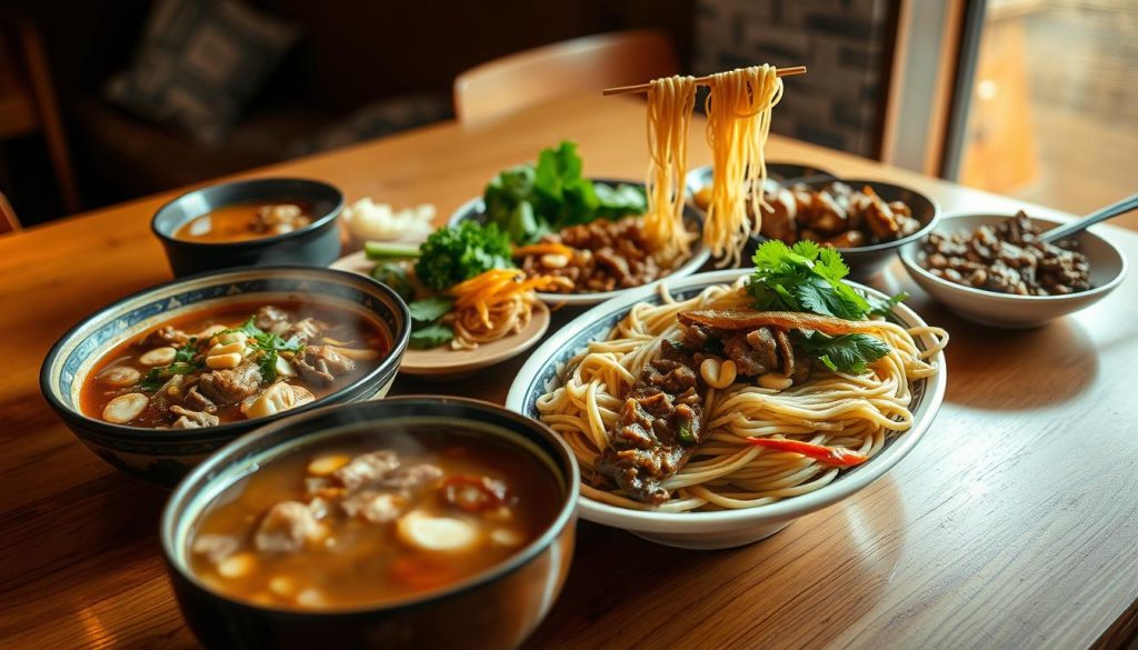 Taiwanese noodle dishes