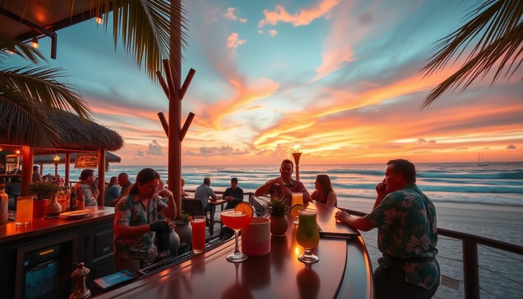 Viva cocktails South Padre beachfront bar selection