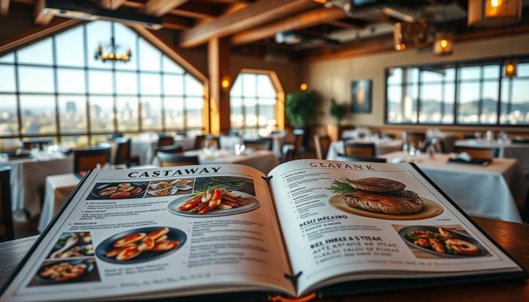 castaway burbank menu
