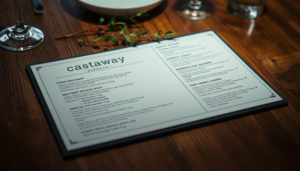 castaway burbank prices menu overview