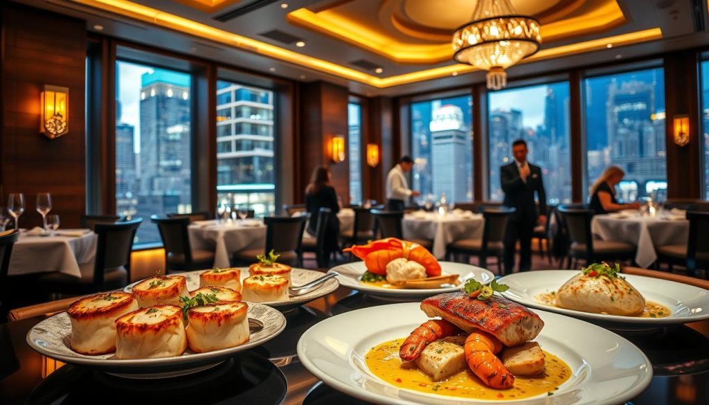 chicago fine dining seafood entrees