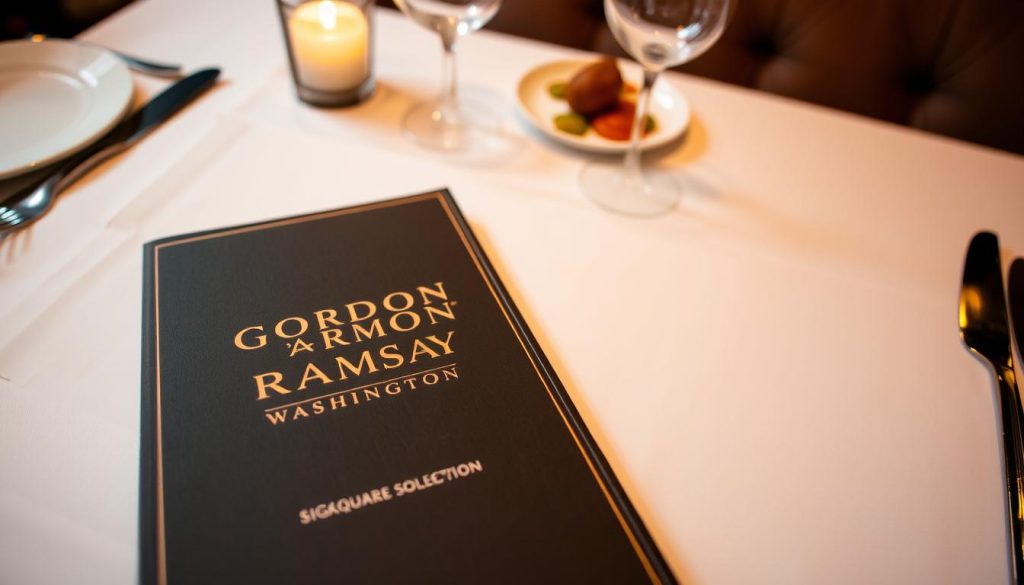 gordon ramsay tasting menu washington menu selections