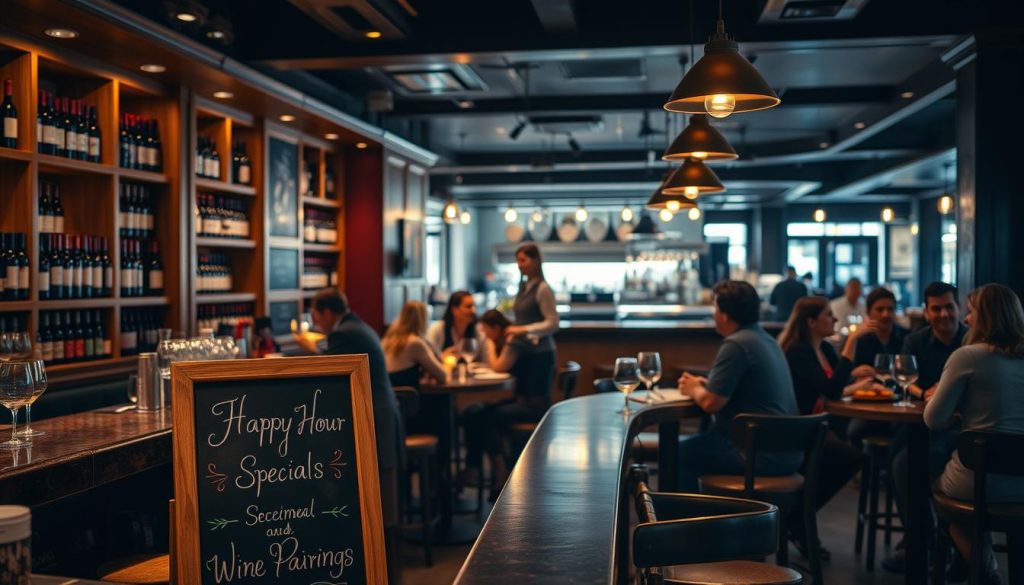 happy hour specials and wine pairing at Sixty Vines Charlotte