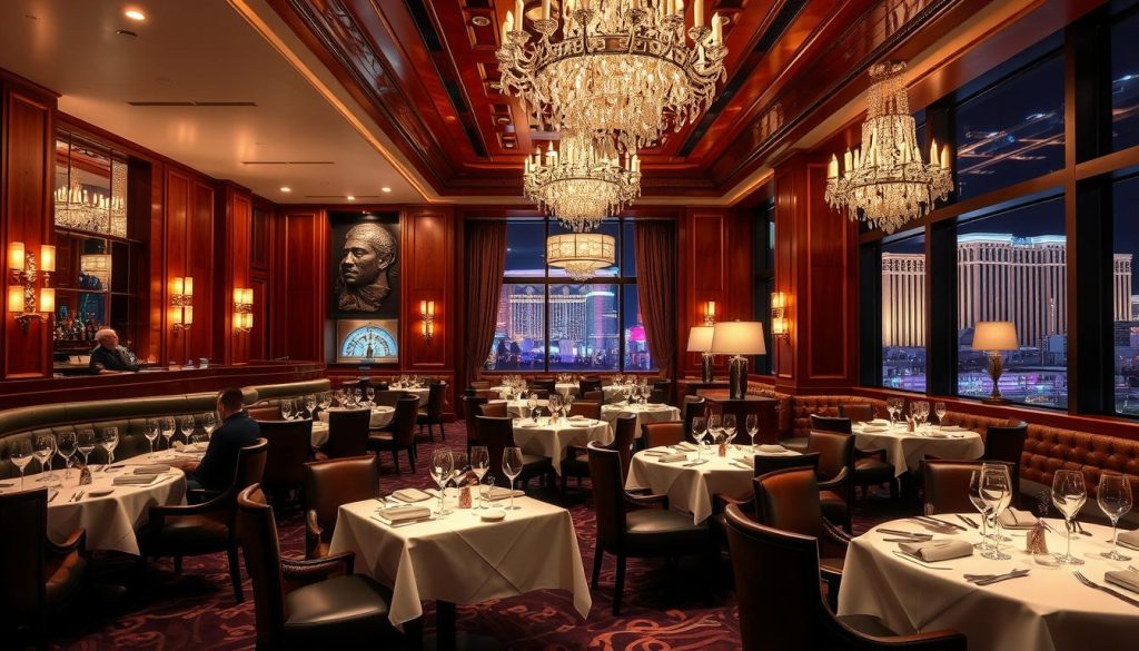 high-end steakhouses vegas strip dining experience