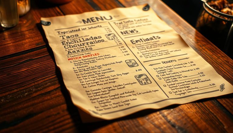 la hacienda menu