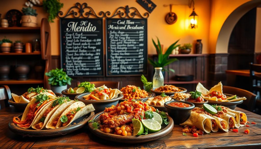 la hacienda menu tacos and Tex-Mex dishes