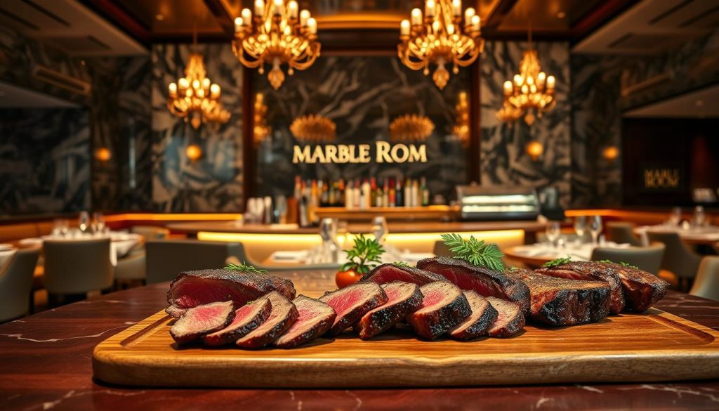marble room cleveland menu premium steak selection