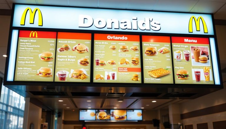 mcdonald's orlando menu
