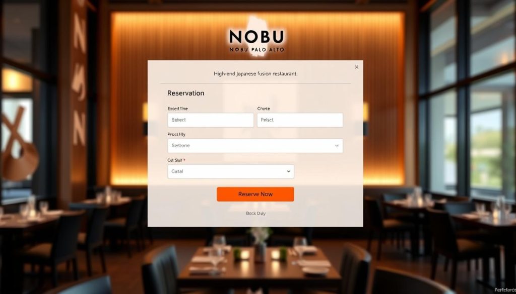 nobu palo alto reservations online booking system