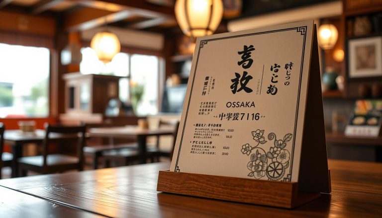 osaka menu