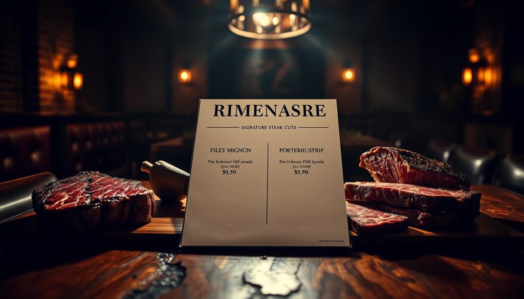 prime steak menu prices signature cuts