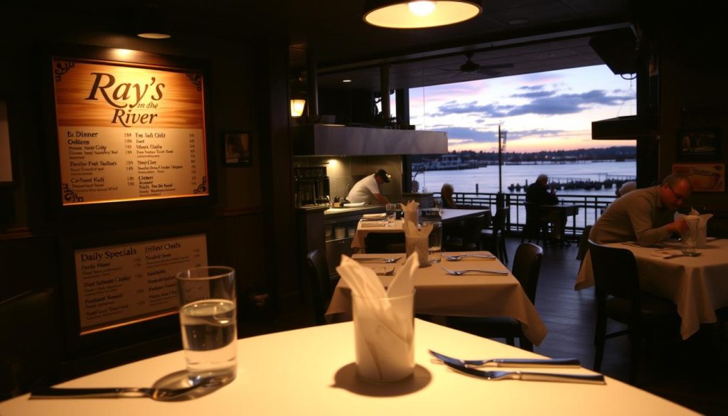 ray's on the river dinner options with specials