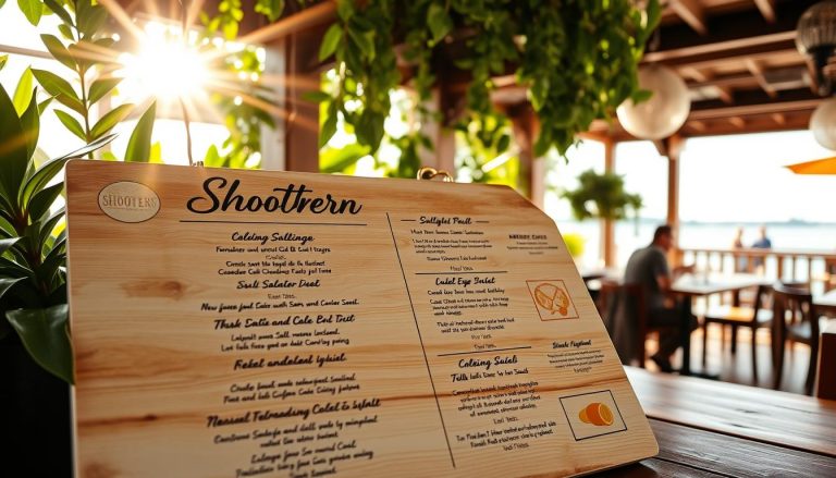 shooters waterfront menu