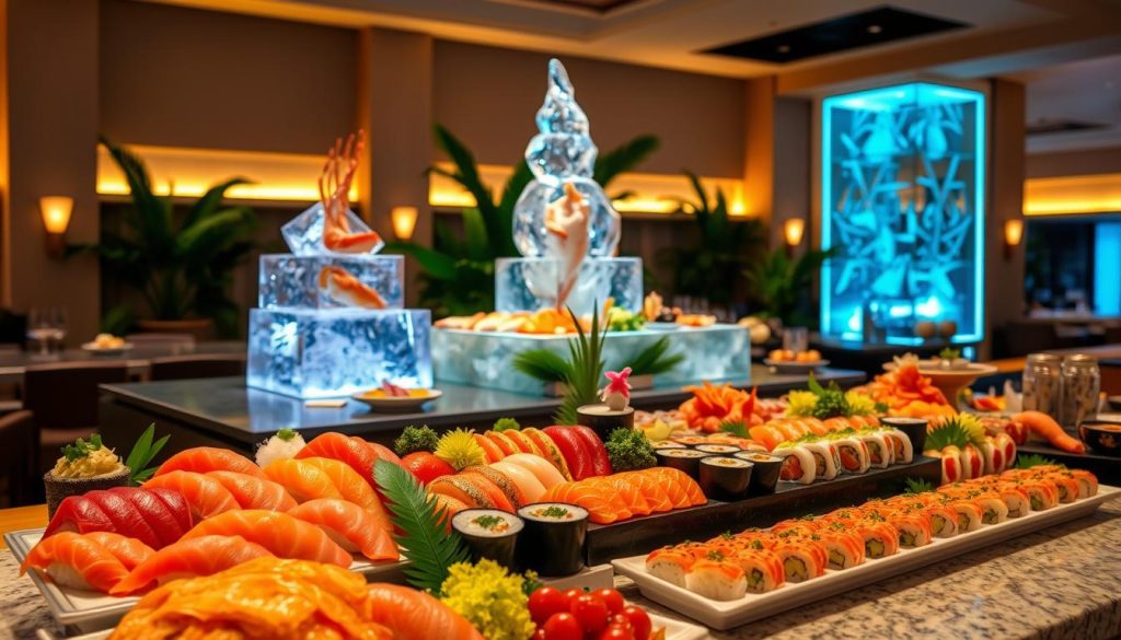 sushi and raw bar offerings sushi and raw bar offerings