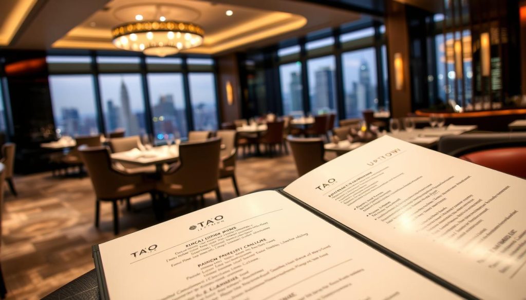 tao uptown prices