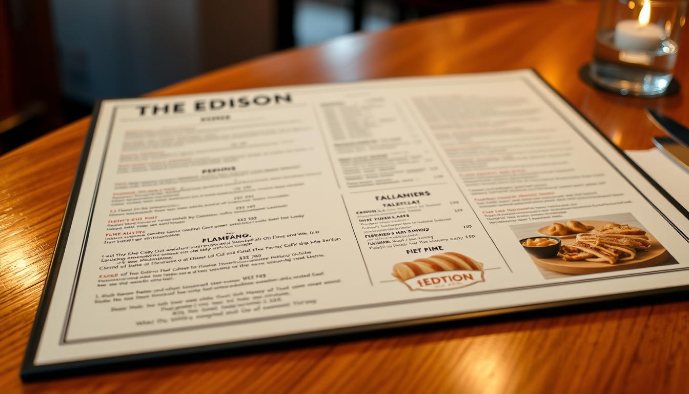 the edison lake buena vista menu